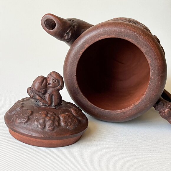 Vintage Yixing Zisha Clay Handmade Teapot - Picture 4 of 6